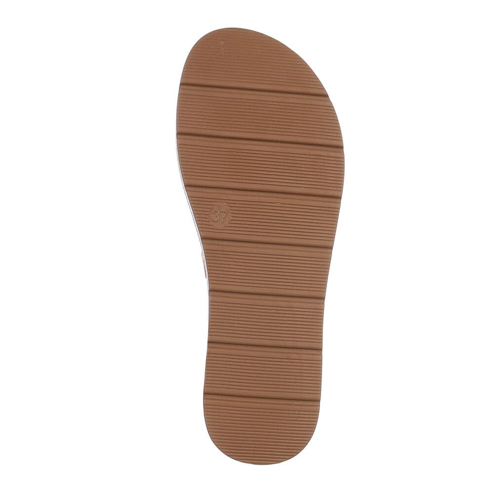 Ital-Design Bequeme Sandalen für den Alltag mit optimaler Passform Riemchensandalette (86345371) Flach Riemchensandalen in Beige