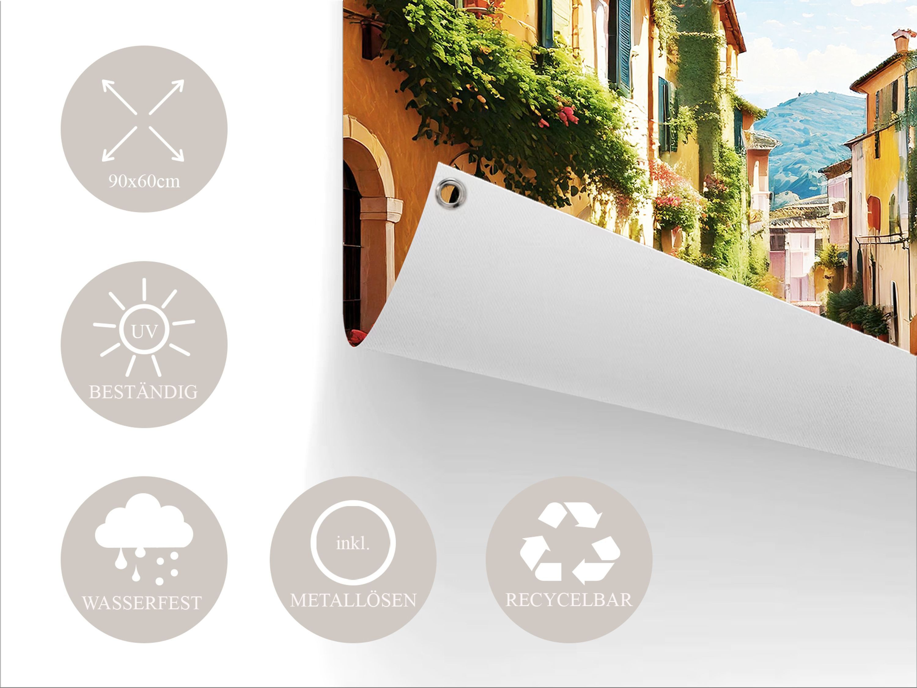 artissimo Poster Garten-Poster 90x60cm Gartendeko Balkon-Deko günstig online kaufen
