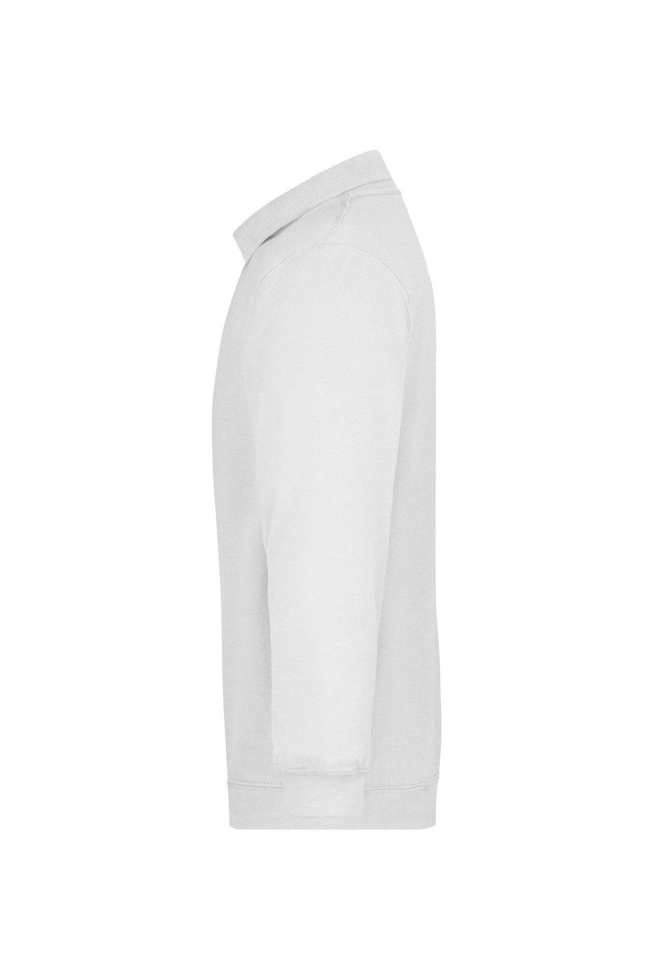 James & Nicholson Sweatshirt Klassischer Herren Sweat mit gestricktem Polokragen JN041 angenehme innen angeraute Sweat-Qualität – Bild 3 von 4