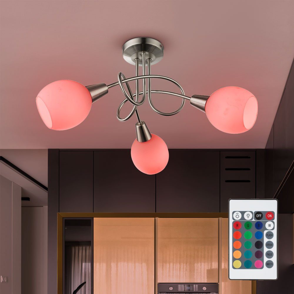 GLOBO LIGHTING LED Deckenleuchte, Leuchtmittel inklusive, Warmweiß, Farbwec günstig online kaufen