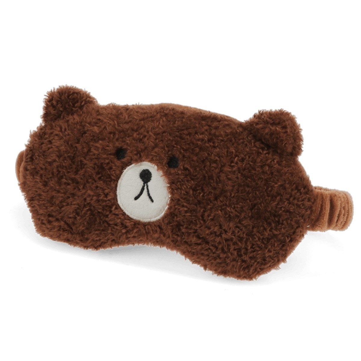 Rex London Schlafmaske Flauschige Augenmaske Bär Bob Schlafmaske für Kinder, Einzelartikel, 1-tlg., 1 Schlafmaske, flauschige Schlafmaske mit Bär Bob-Motiv