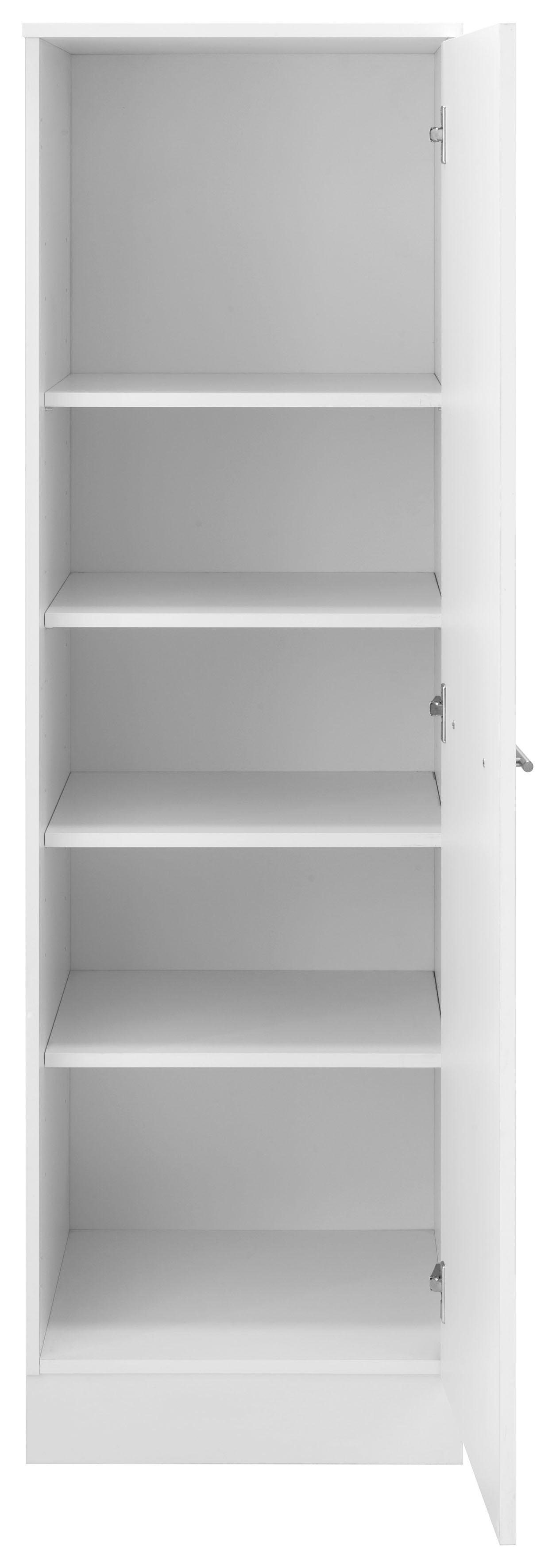 Flexi2 Seitenschrank wiho Küchen Glanz/weiß weiß