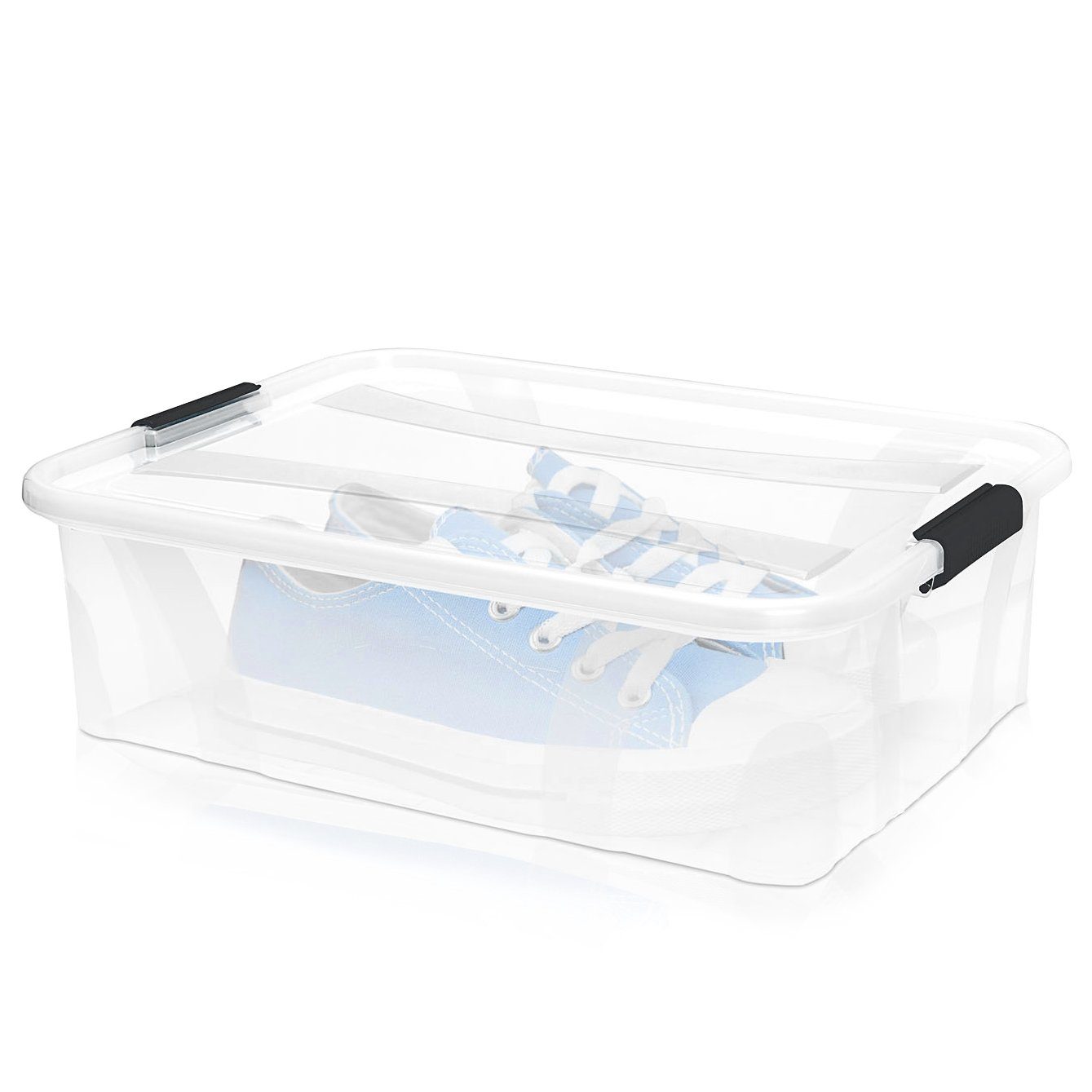 BigDean Aufbewahrungsbox Stapelbox mit Deckel 7L günstig online kaufen