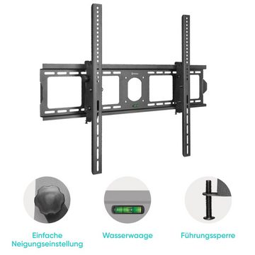 ONKRON TV Wandhalterung 55 - 100 Zoll, bis zu 75kg, max VESA 800x600 mm TV-Wandhalterung, (bis 100,00 Zoll, Neigbare TV Wandhalterung, Neigbare TV Wandhalterung, neigbar bis 15)