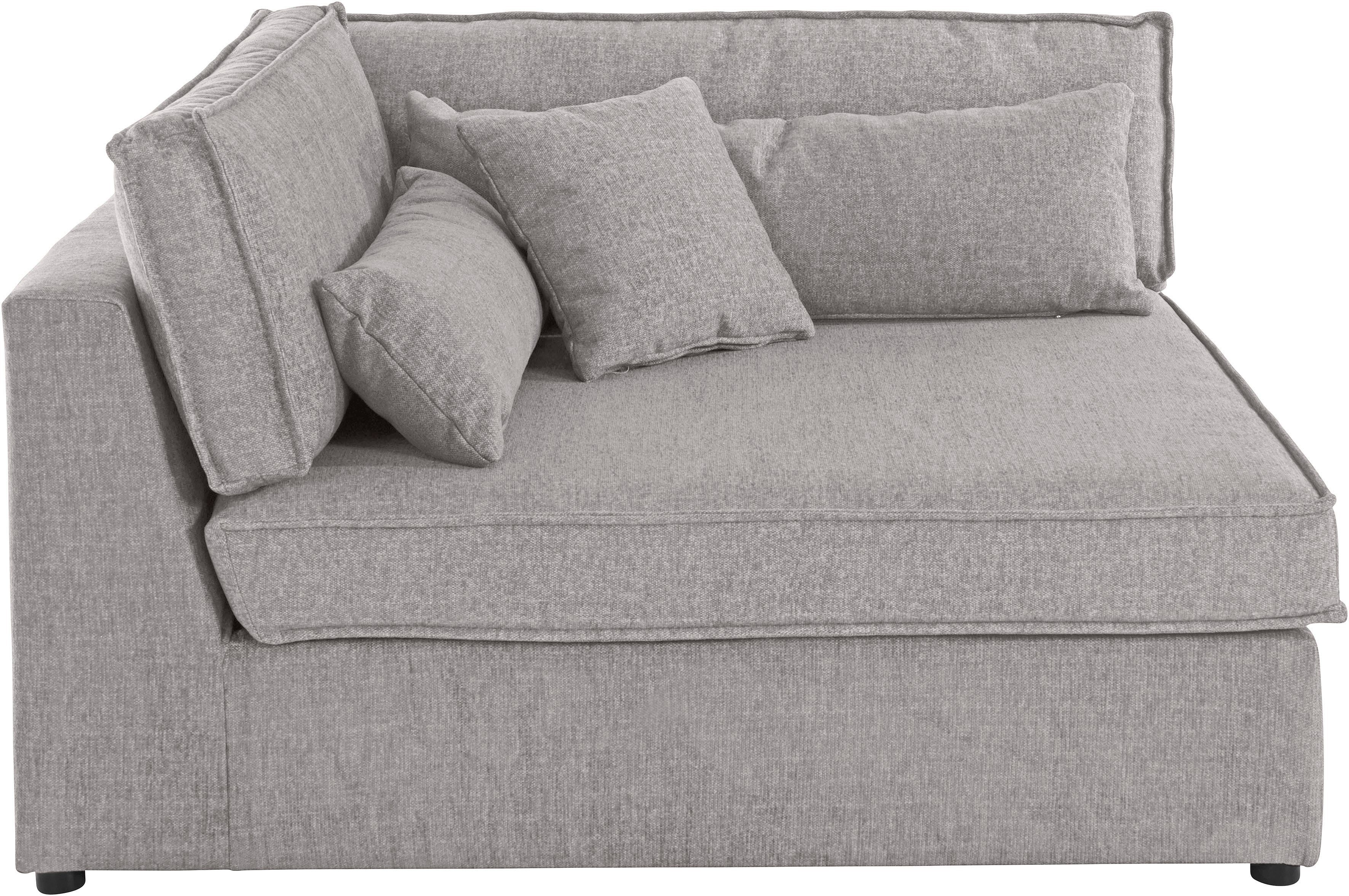 RAUM.ID Sofa-Eckelement "Enid" Teil eines Modulsofas, fester Sitzkomfort, a günstig online kaufen