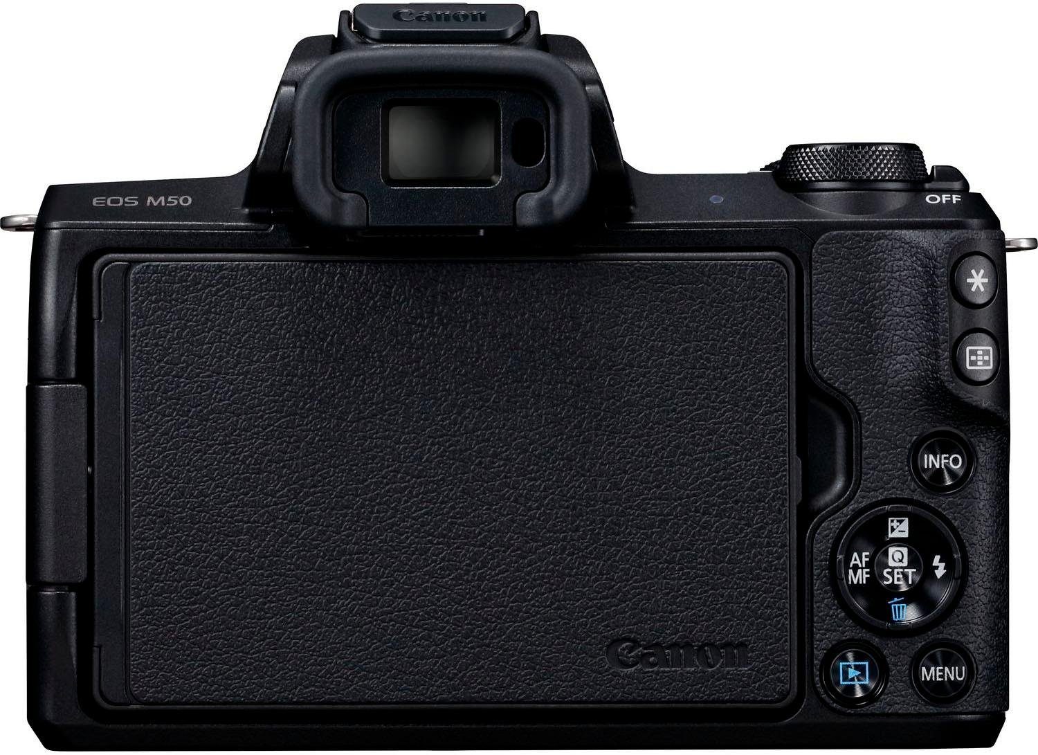 Super beliebt, hohe Qualität garantiert Canon EOS-M50 Kit (EF-M (Wi-Fi) WLAN NFC, EF-M18-150 MP, 18-150mm STM, Systemkamera f/3.5-6.3 Bluetooth, 24,1 IS
