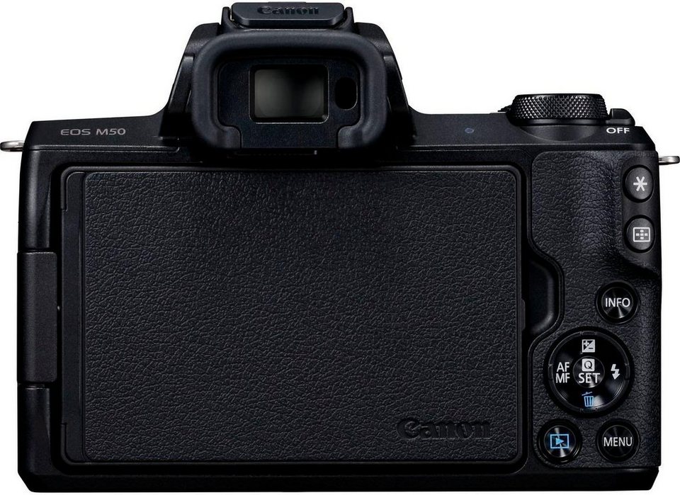 Canon EOS-M50 EF-M18-150 Kit Systemkamera (EF-M 18-150mm f/3.5-6.3 IS STM,  24,1 MP, Bluetooth, NFC, WLAN (Wi-Fi) | Systemkameras