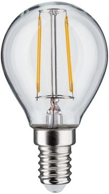 Paulmann LED-Filament 5er Pack 4,8W Tropfen E14 klar dimmbar 2700K, E14, 5 St., Warmweiß