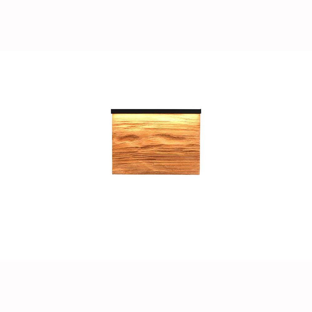 TRIO Leuchten LED Wandleuchte, LED-Leuchtmittel fest verbaut, Warmweiß, Wandleuchte Flurlampe Wohnzimmerleuchte Switch-Dimmer LED Holzlampe
