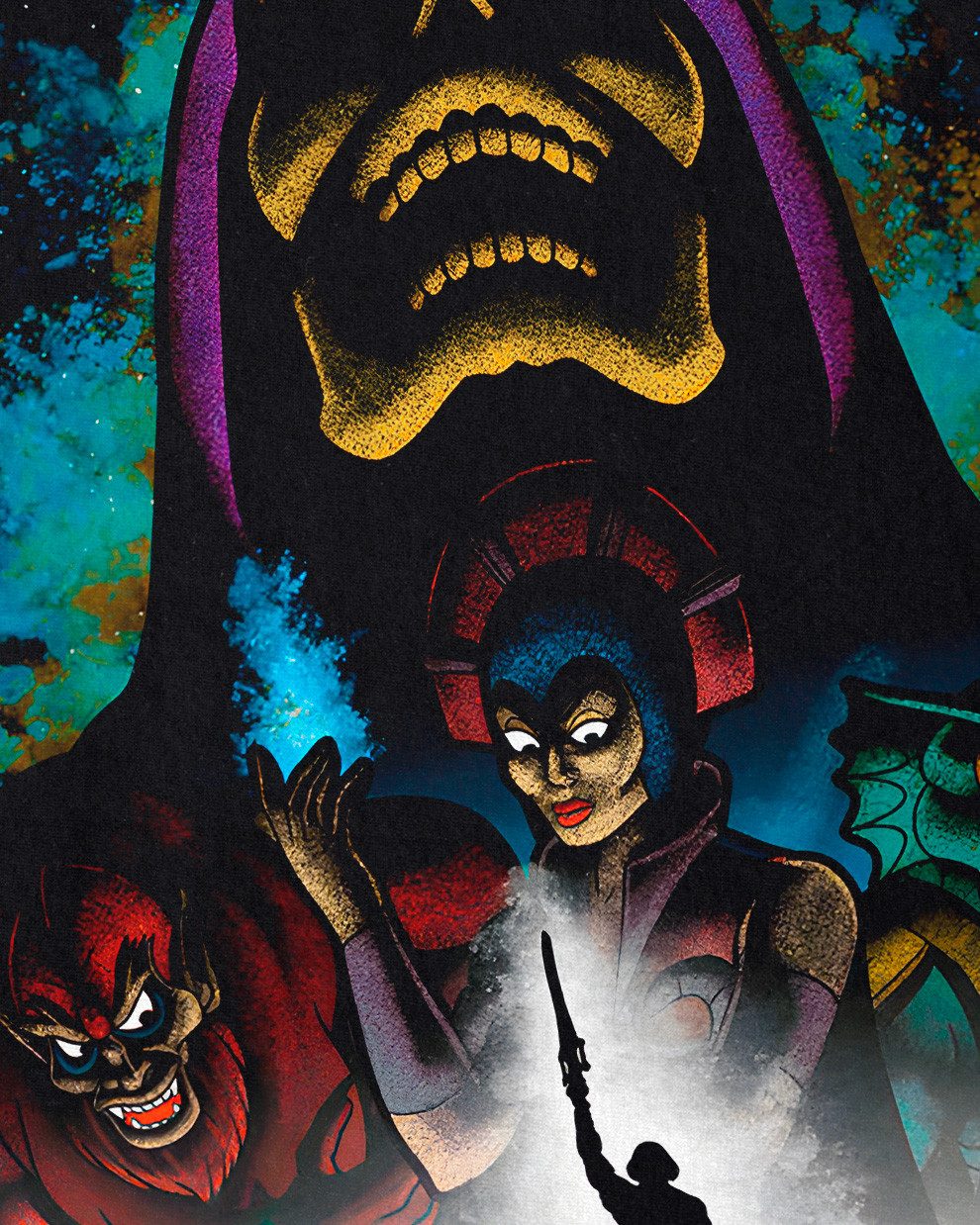 style3 T-Shirt Grayskull Villains he-man skeletor masters of the universe günstig online kaufen