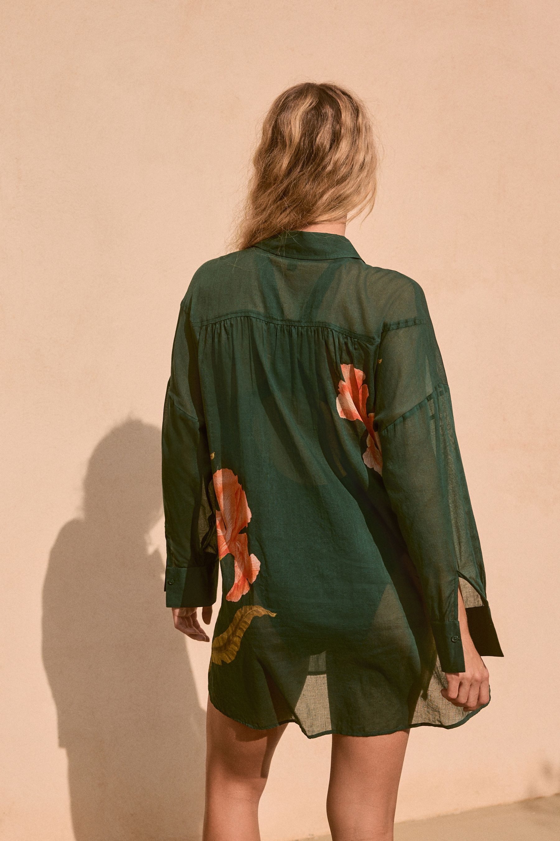 Next Strandshirt Strandkleid aus 100 % Baumwolle (1-tlg)