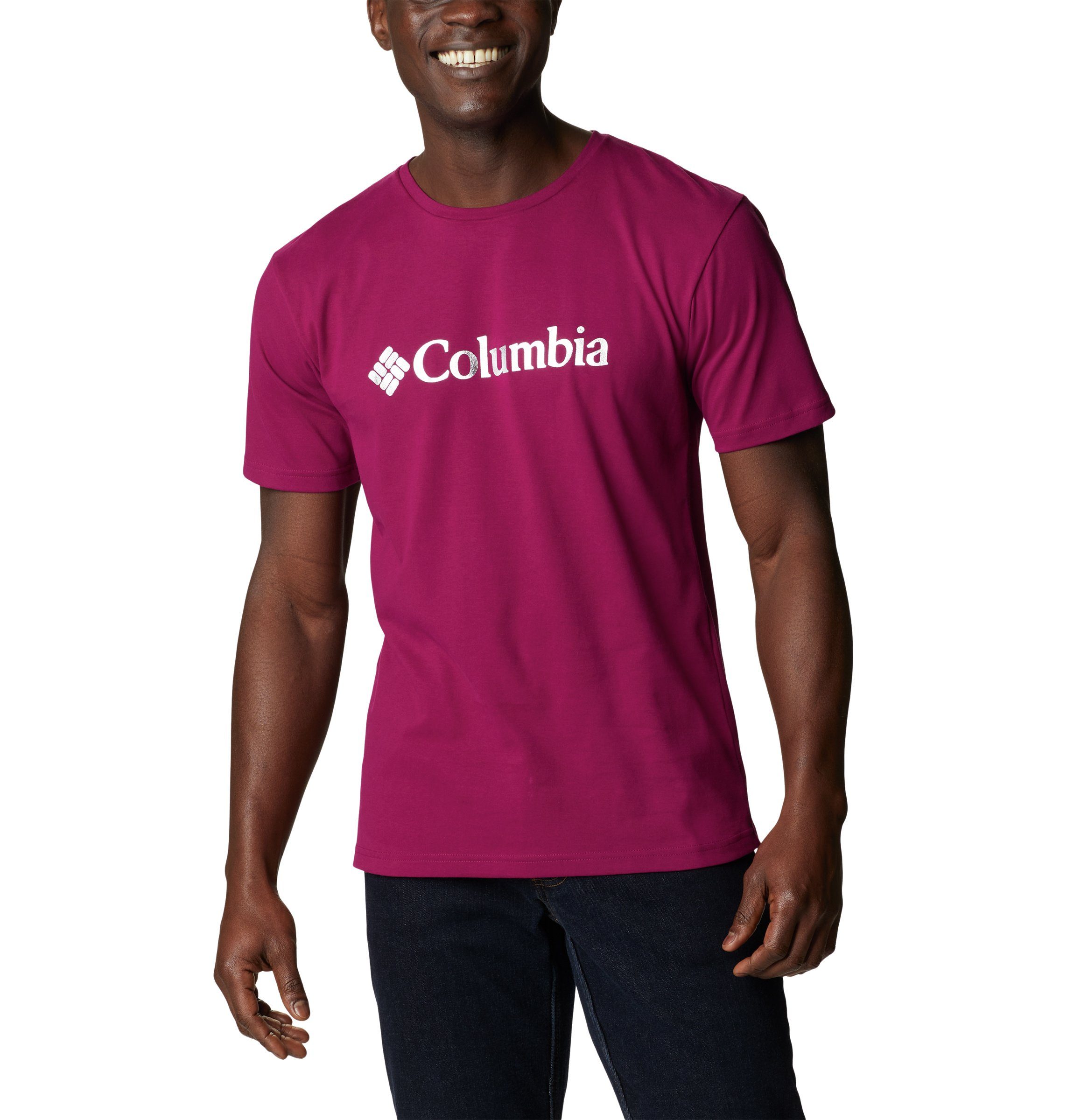 Columbia T-Shirt Columbia Herren T-Shirt Pacific Crossing Adult red onion