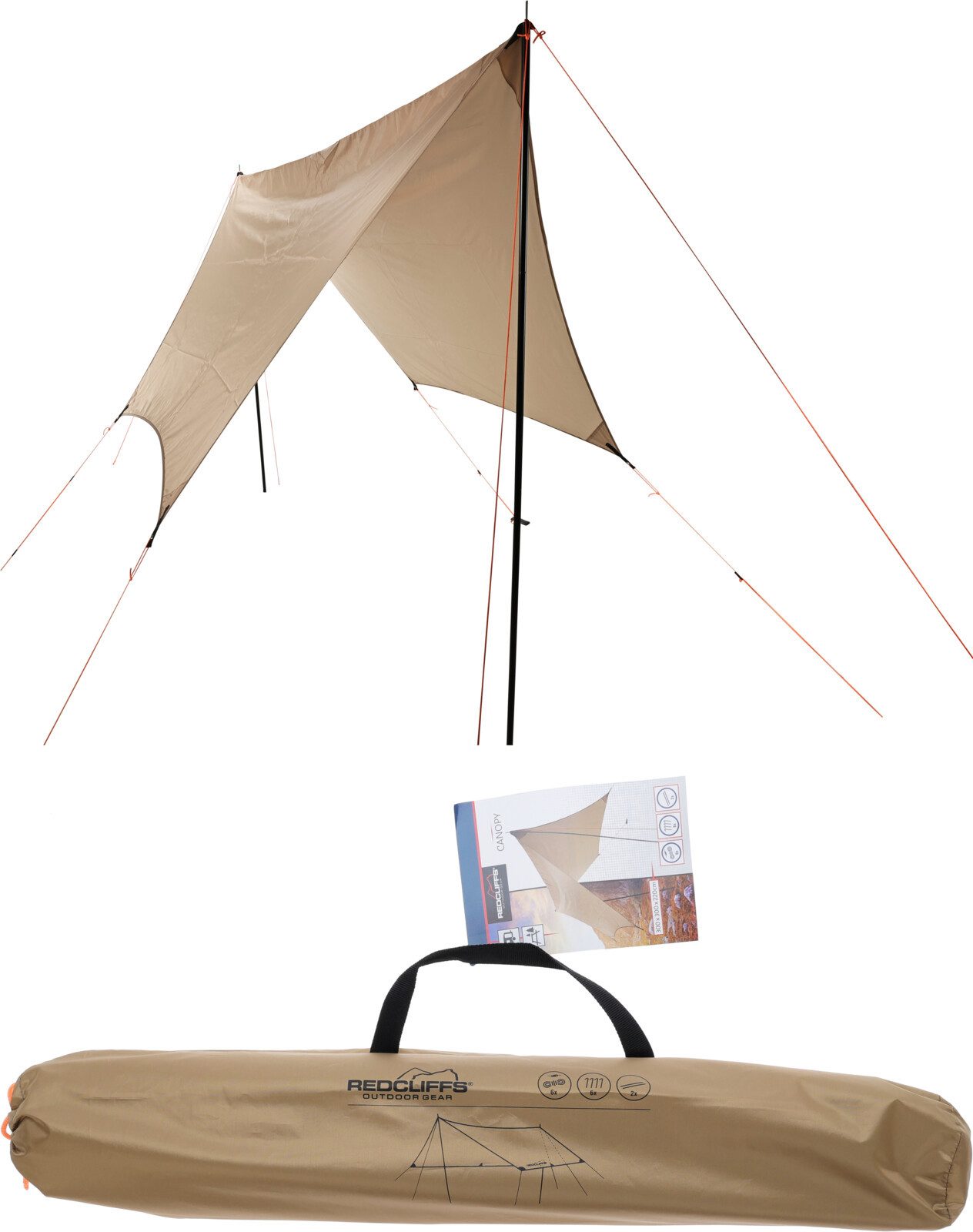 Koopman Tarp-Zelt Mehrzweckplane Plane Regenschutz Regendach, günstig online kaufen