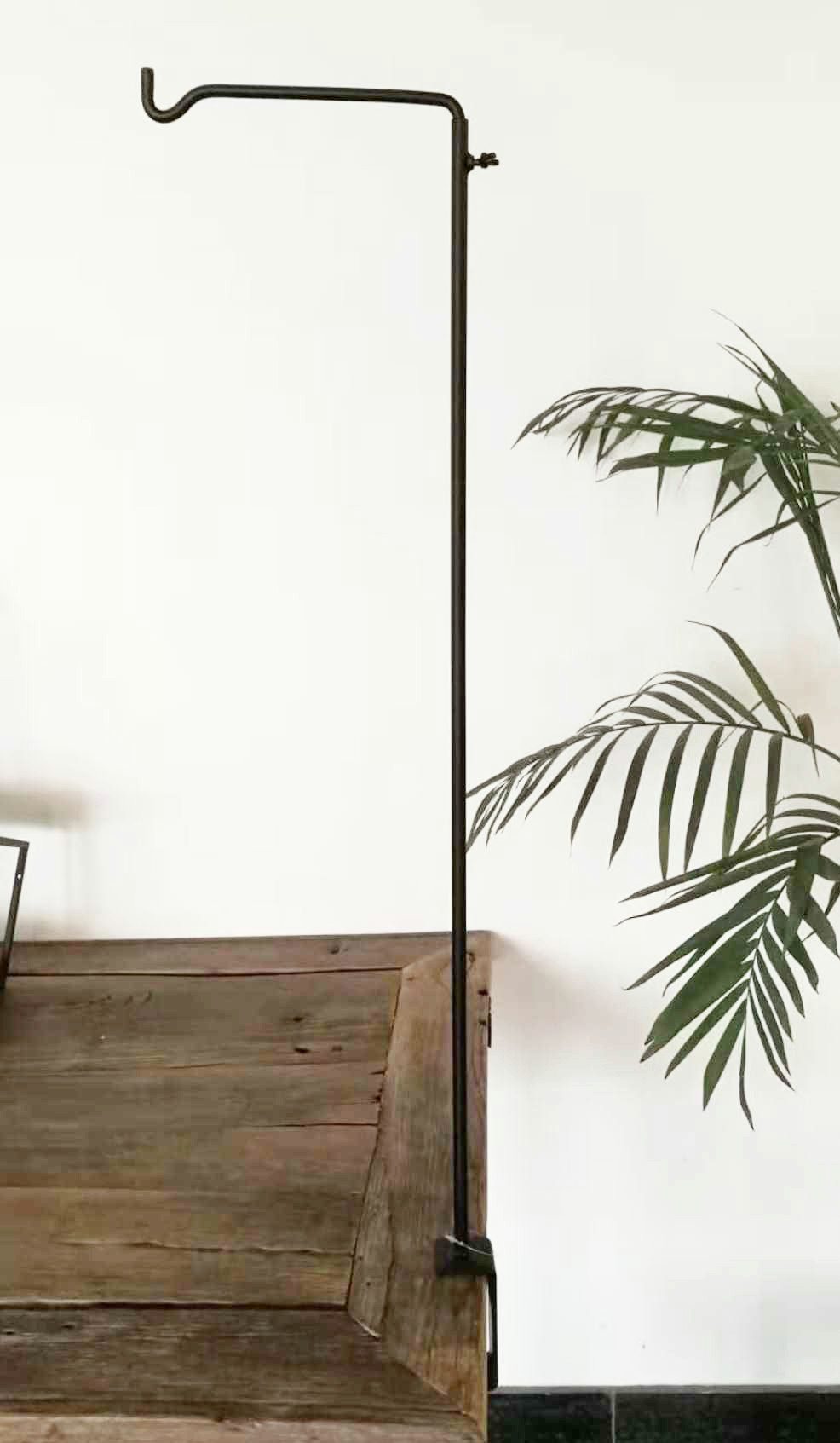 Van der Leeden Dekohänger Dekorationsstange Metall 92 cm Haken Klemme Tisch günstig online kaufen