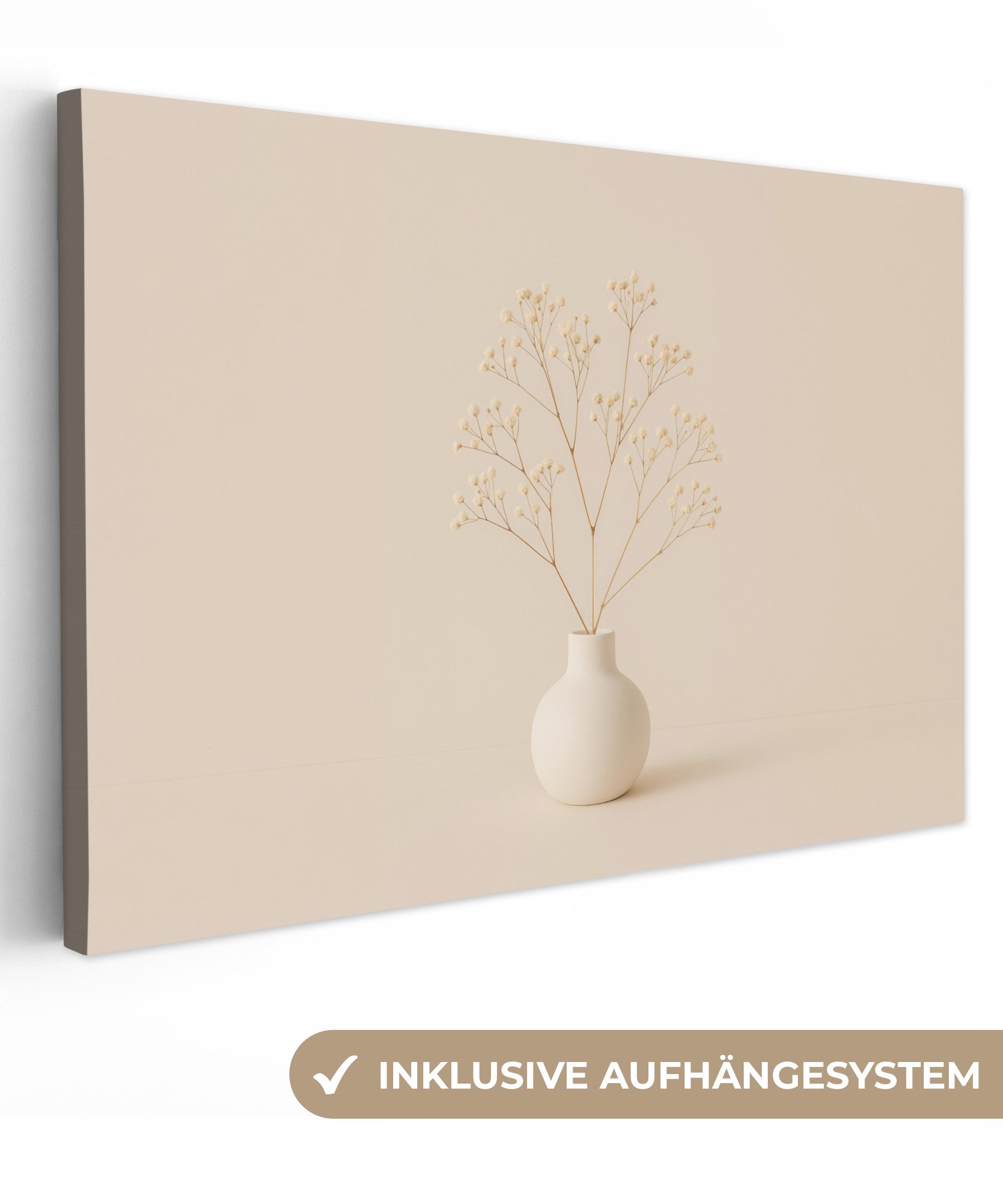 OneMillionCanvasses® Leinwandbild Vase - Zweige - günstig online kaufen