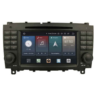 TAFFIO Für Mercedes CLK W209 7" Touchscreen Android Autoradio DVD CarPlay Einbau-Navigationsgerät