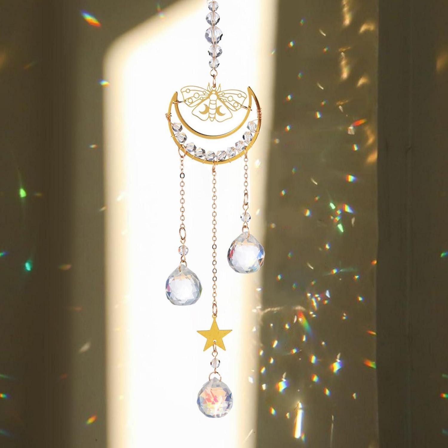 LuxusKollektion Fensterdekoration Kristall Sonnenfänger Windspiel Regenbogen 7