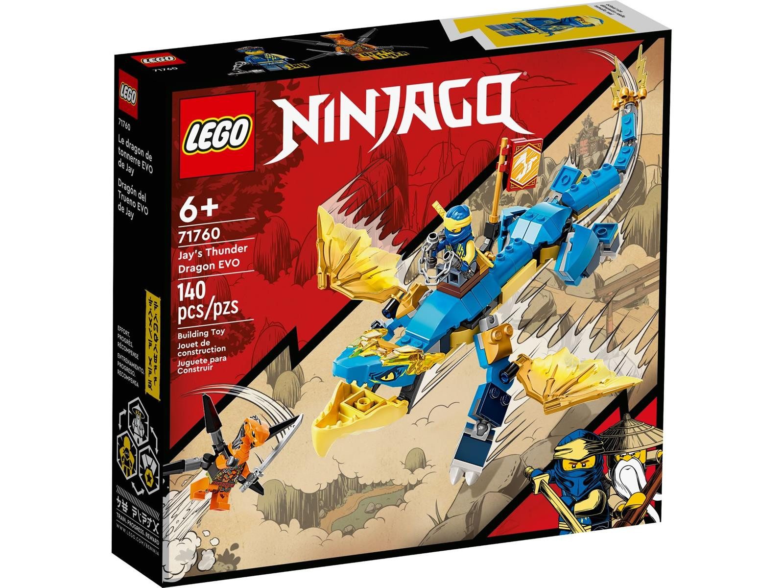 LEGO® LEGO® NINJAGO® 71760 Jays Donnerdrache EVO Konstruktionsspielsteine, günstig online kaufen