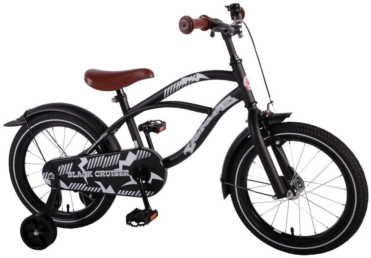 Kinderfahrrad 16 Zoll Kinder Jungen Fahrrad Holland Bike Cruiser Schwarz 21602-CH