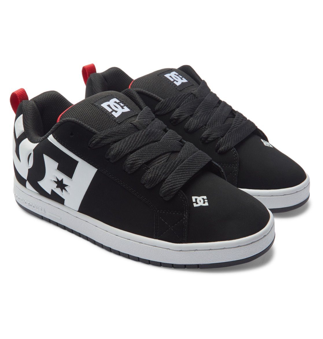 DC Shoes Court Graffik Sneaker Black/White/Red