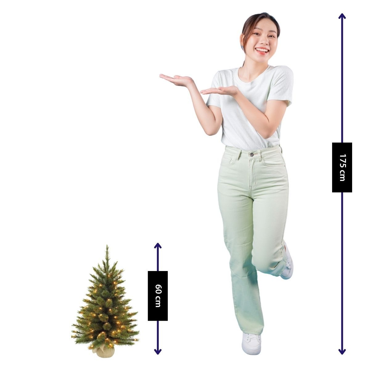 Triumph Tree Künstlicher Weihnachtsbaum Triumph Tree Forest Frosted Künstlicher Weihnachstbaum H60cm