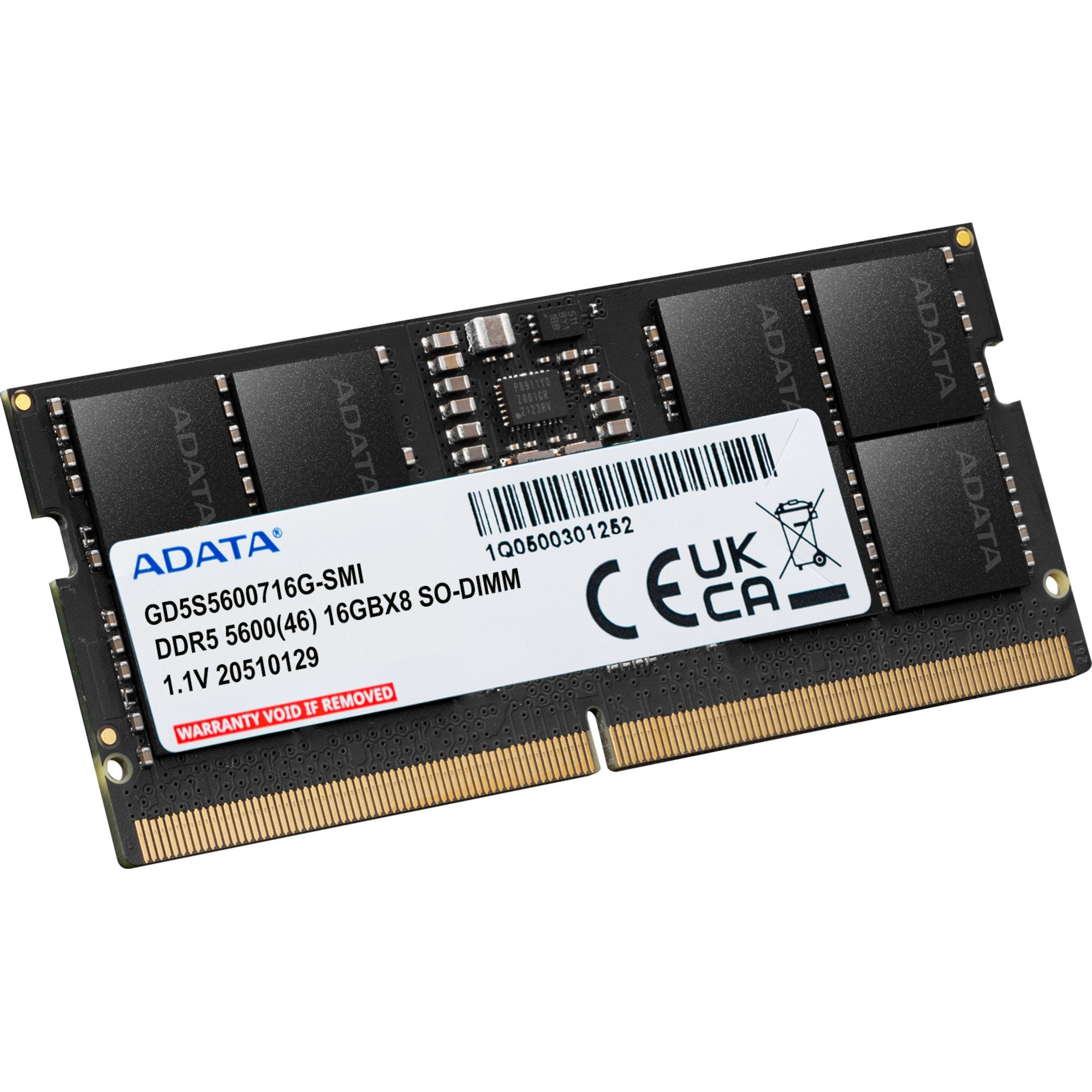 ADATA ADATA SO-DIMM 32 GB DDR5-5600 (1x 32 GB), Arbeitsspeicher