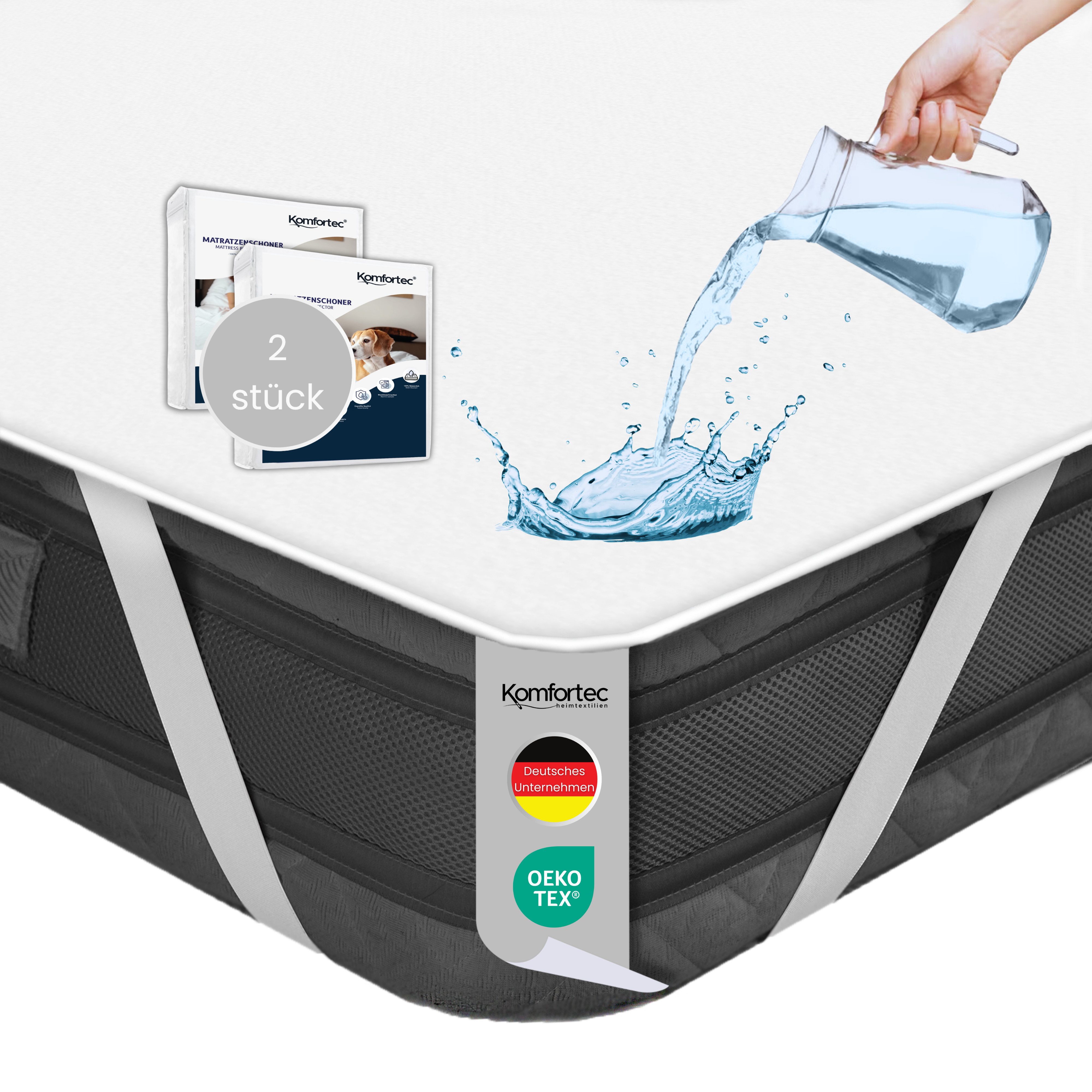 Matratzenschoner 60x120, 90x200, 120x200, 140x200, 160x200, 180x200 oder 20 günstig online kaufen