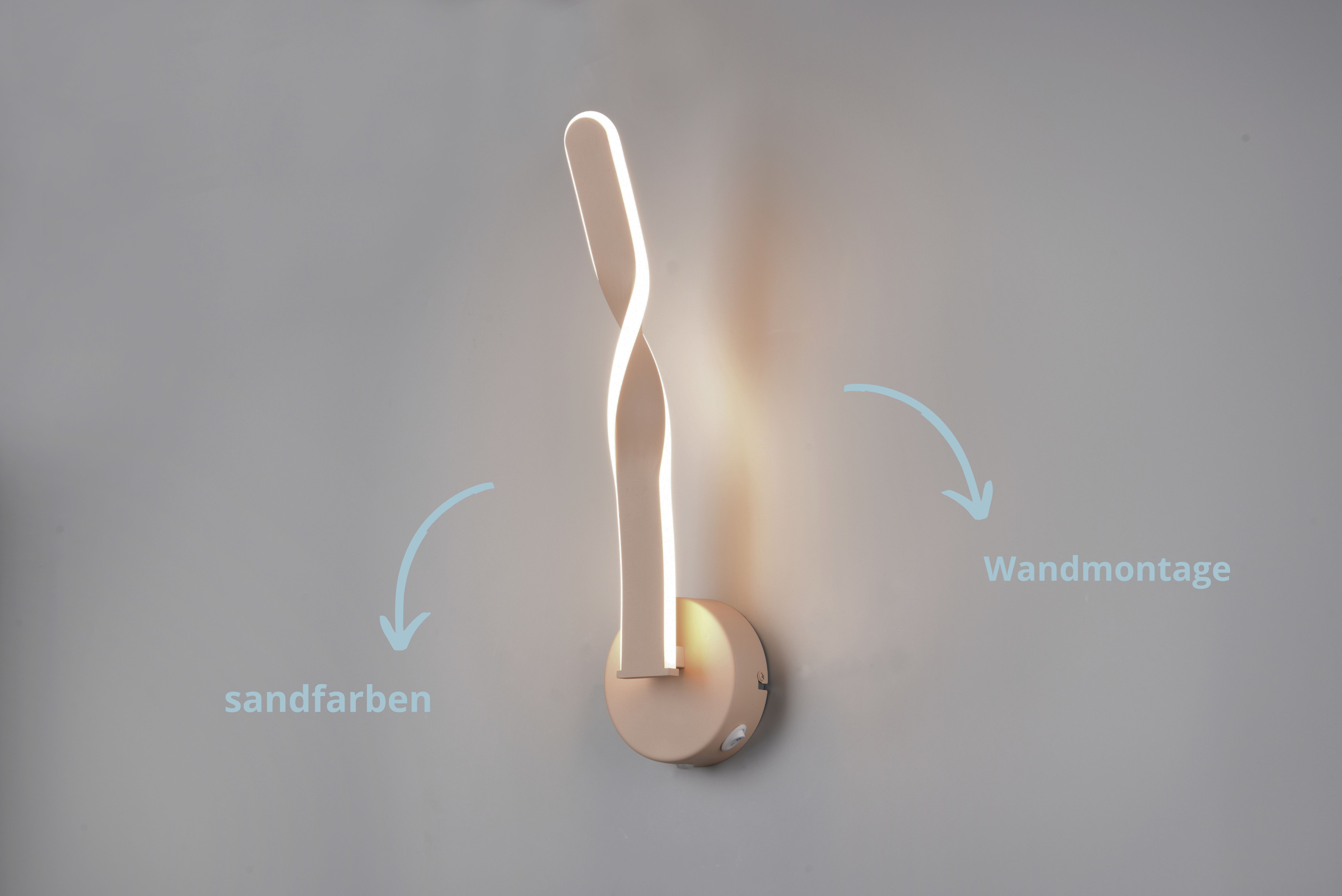 lightling LED Wandleuchte Jori, inkl. Ein-/Ausschalter, LED fest integriert, neutralweiße Lichtfarbe, Festanschluss oder Steckerleitung durch FLEXconnect ready