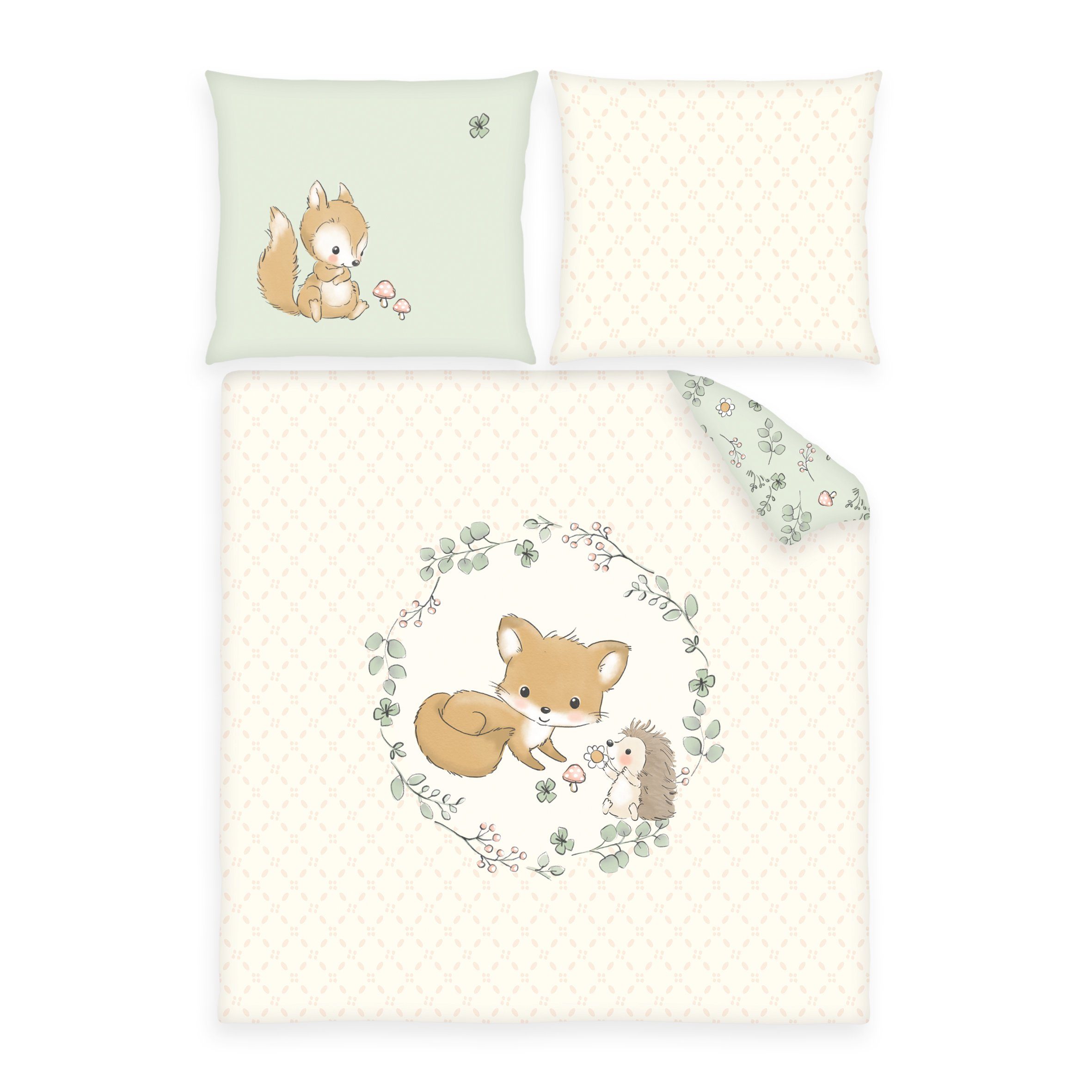 Herding Babybettwäsche Herding süße Baby Wende günstig online kaufen