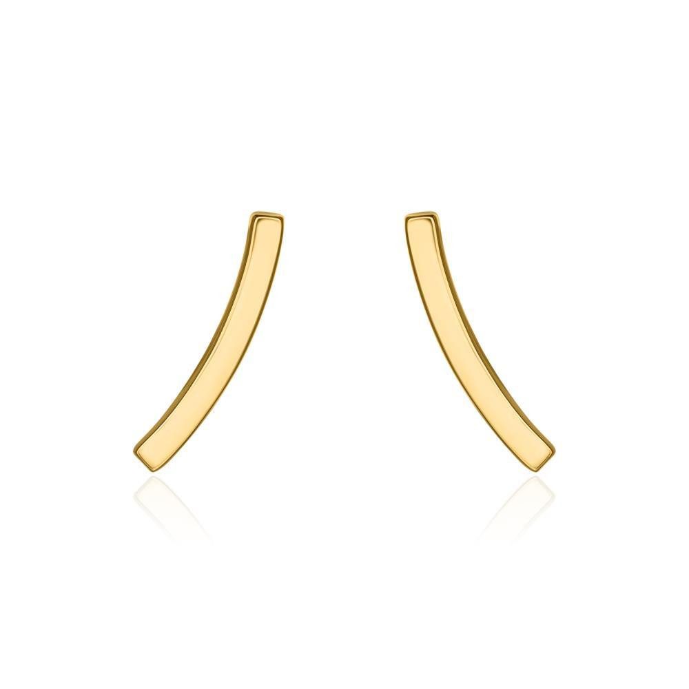 Paar Ohrstecker Unique Ohrstecker für Damen aus 375er Gold