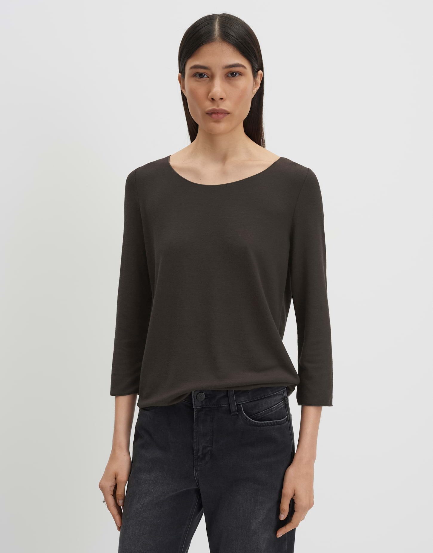 someday 3/4-Arm-Shirt Kirosa soft aus Viskosemix mit weichem Griff Cleanes Basic mit angenehmem Tragegefühl