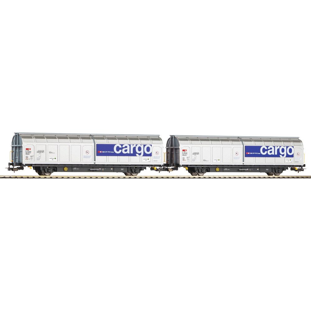 Güterwagen Piko H0 28309 H0 2er-Set Schiebewandwagen Hbbillnss CH-SBB C/Railcare
