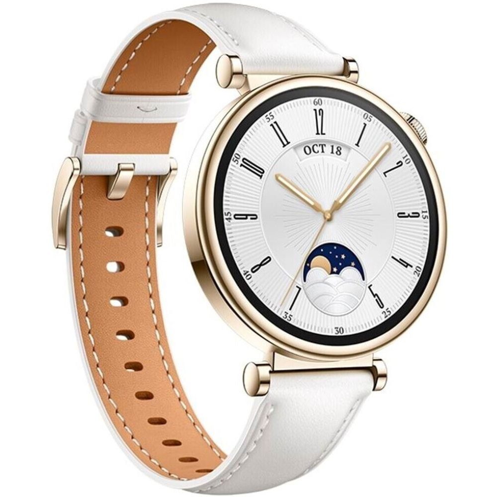 Huawei Watch GT 4 White Leather 41 mm - Smartwatch - weiß Smartwatch