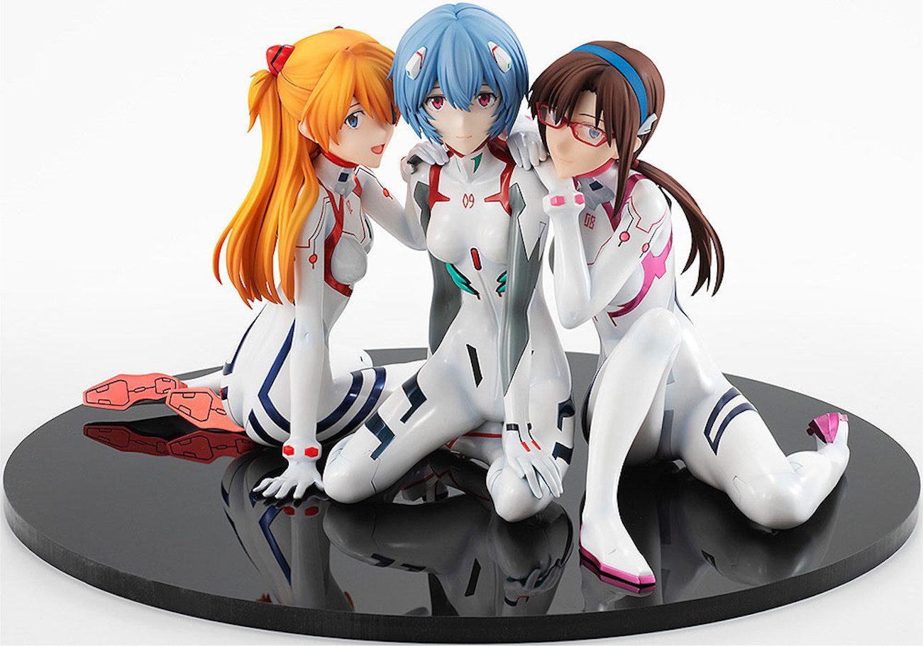 Kadokawa Merchandise-Figur Evangelion 3.0+1.0 Asuka Rei Mari Newtype Cover