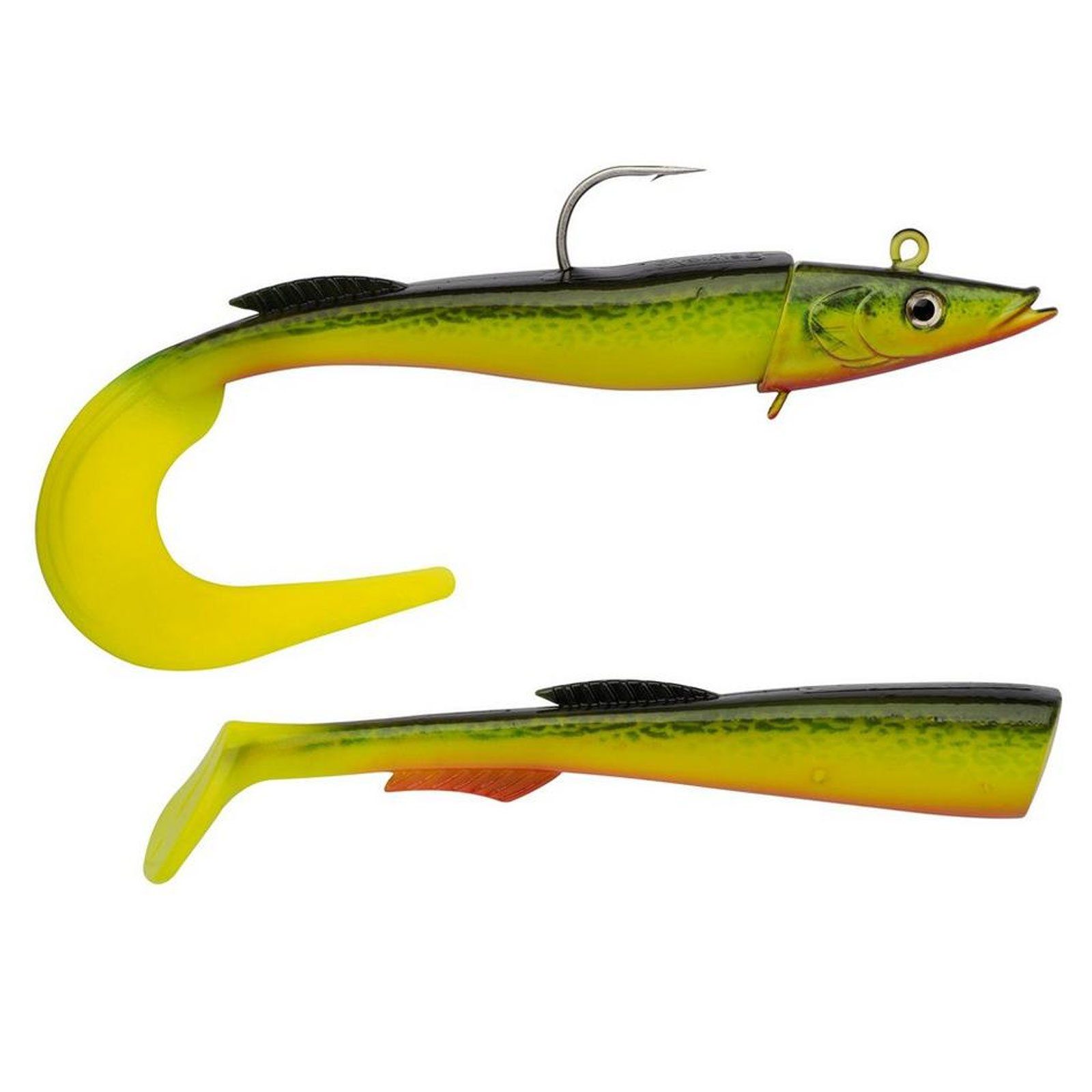 Berkley Kunstköder, Berkley PowerBait Sandeel 21cm 160g Hot Cod Gummifisch Meeresangeln