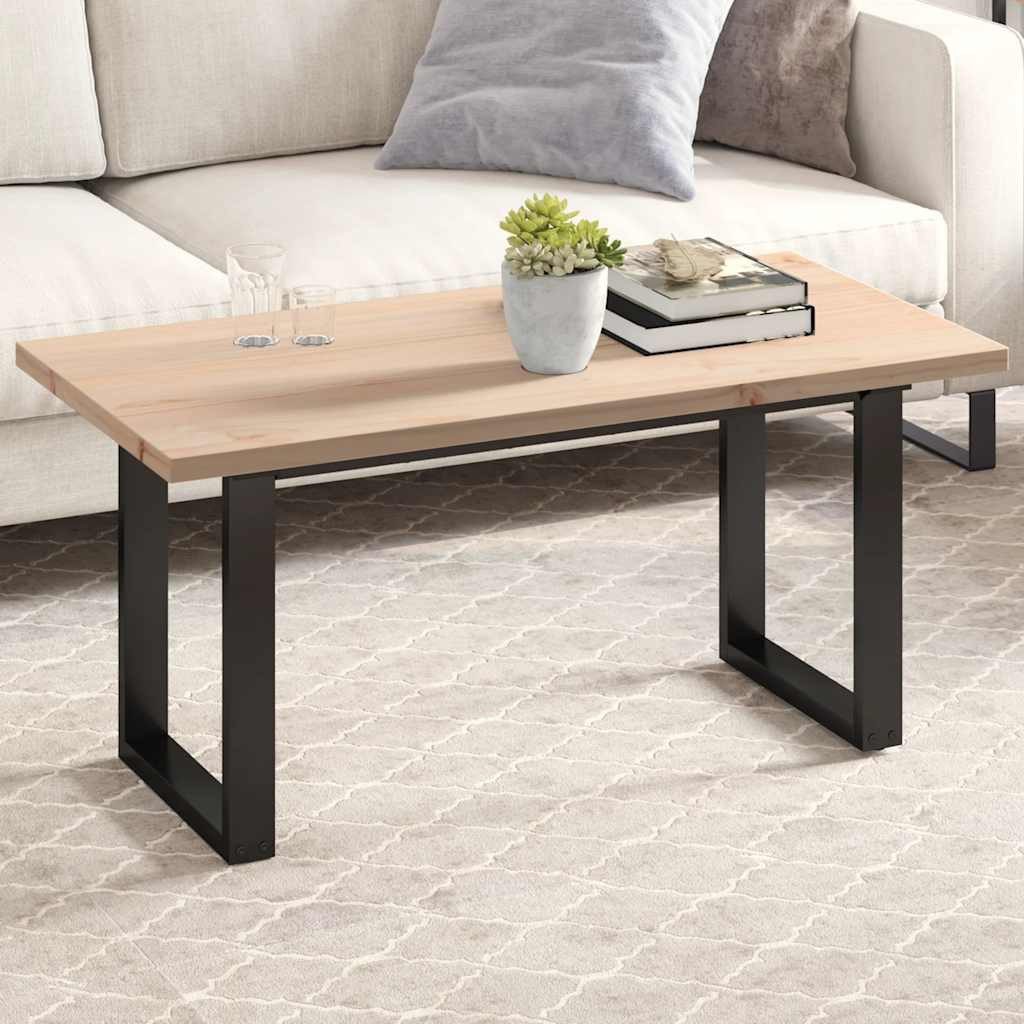 vidaXL Tischplatte Tischplatte 100x50x2,5 cm Rechteckig Massivholz Kiefer (1 St)