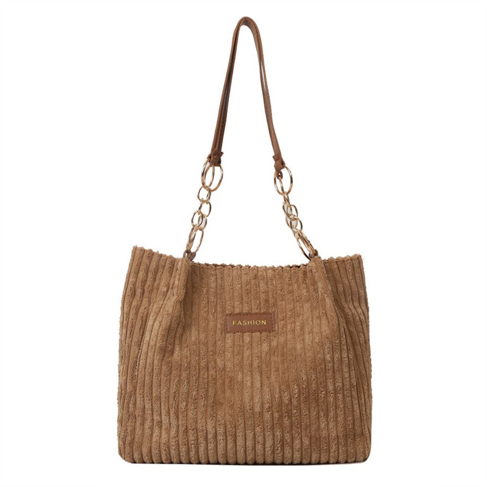 Coonoor Schultertasche Damen Cord-Shoulder-Schultertasche, Große Tote-Tasch günstig online kaufen