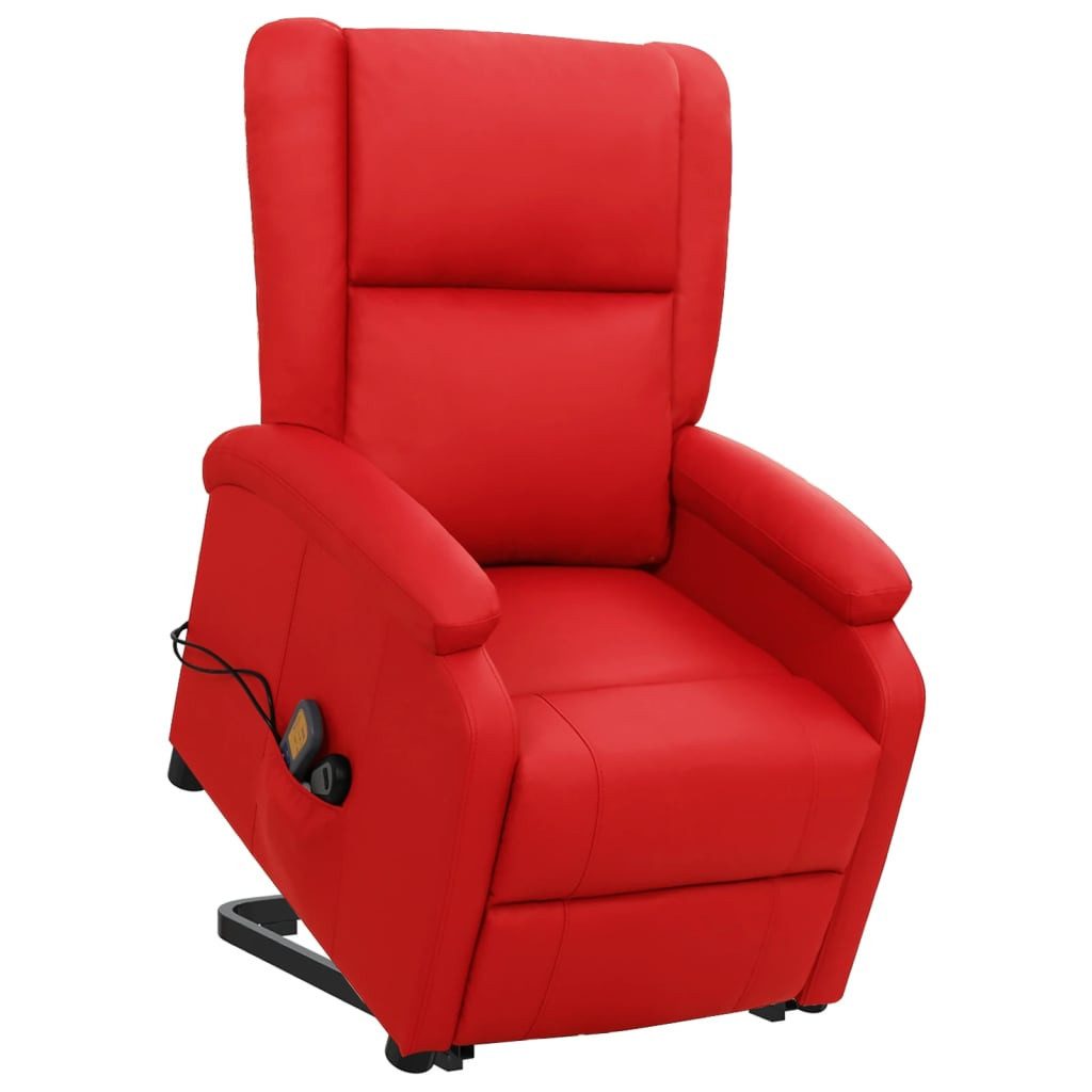 vidaXL Massagesessel Massagesessel mit Aufstehhilfe Rot günstig online kaufen