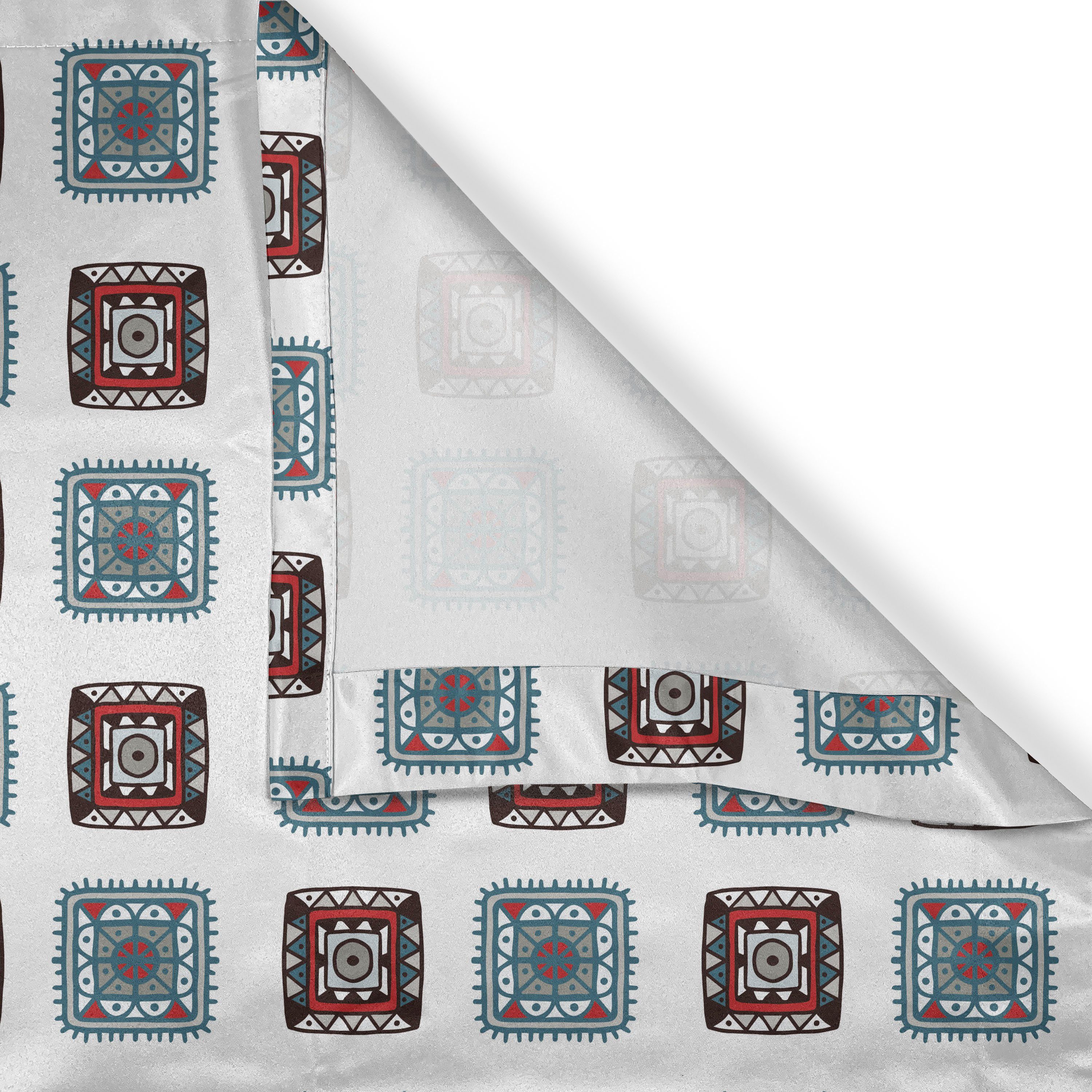 Dekorative Schlafzimmer Aztec für Ethnic Abakuhaus, Stoff Gardine 2-Panel-Fenstervorhänge Wohnzimmer,