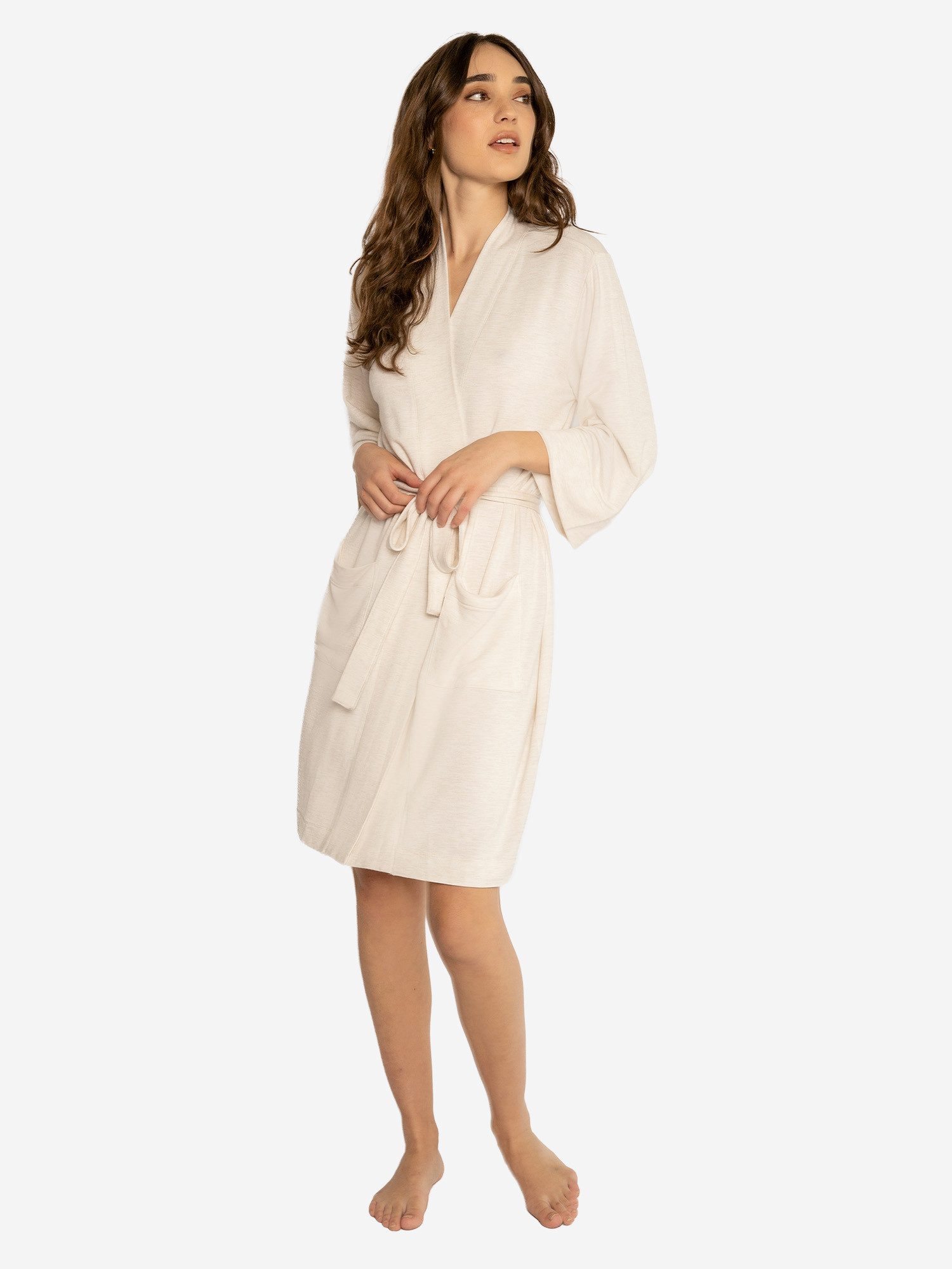 PJ Salvage Morgenmantel Robe Love & Lace, Morgen-mantel Saunamantel Bademantel