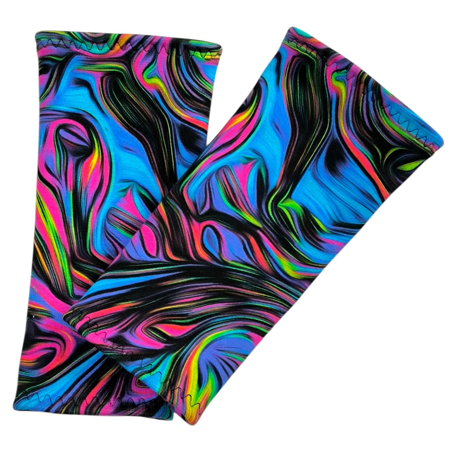 Britta Meier Защитные манжеты Pulswärmer Alpen-Fleece mit wunderschönen Motiven Pulswärmer in leichter, kuscheliger Qualität