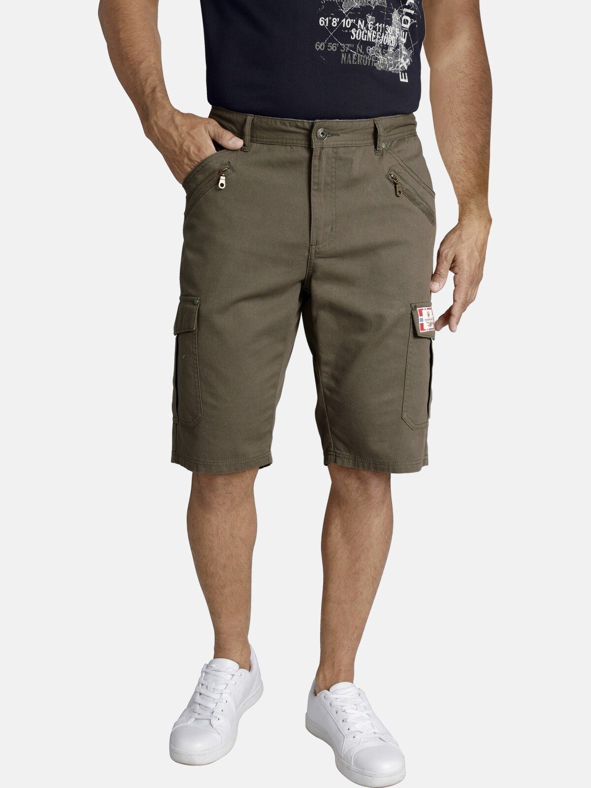 Jan Vanderstorm Cargobermudas HEIMERAM +Fit Kollektion, günstig online kaufen