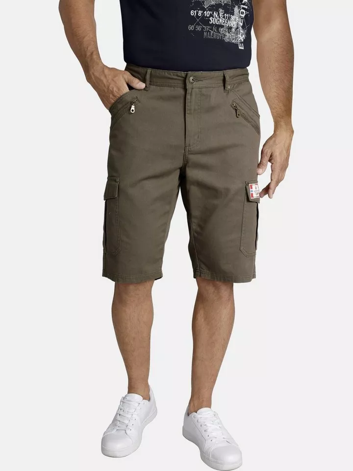 jan vanderstorm Cargobermudas HEIMERAM +Fit Kollektion, Comfort Fit