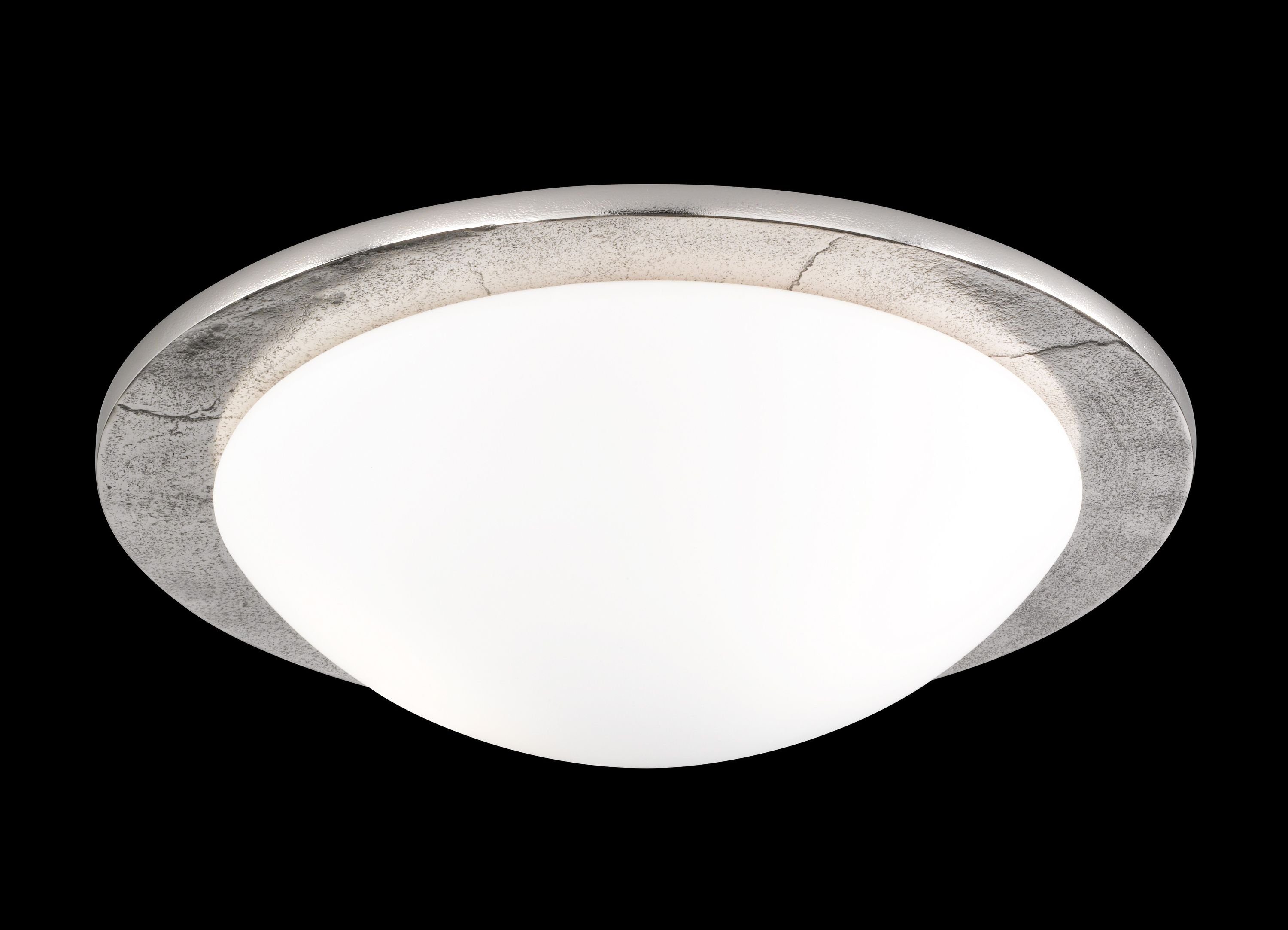 FISCHER & HONSEL Deckenleuchte FISCHER & HONSEL Deckenleuchte NANTES LB 38x38 cm grau Deckenlampe