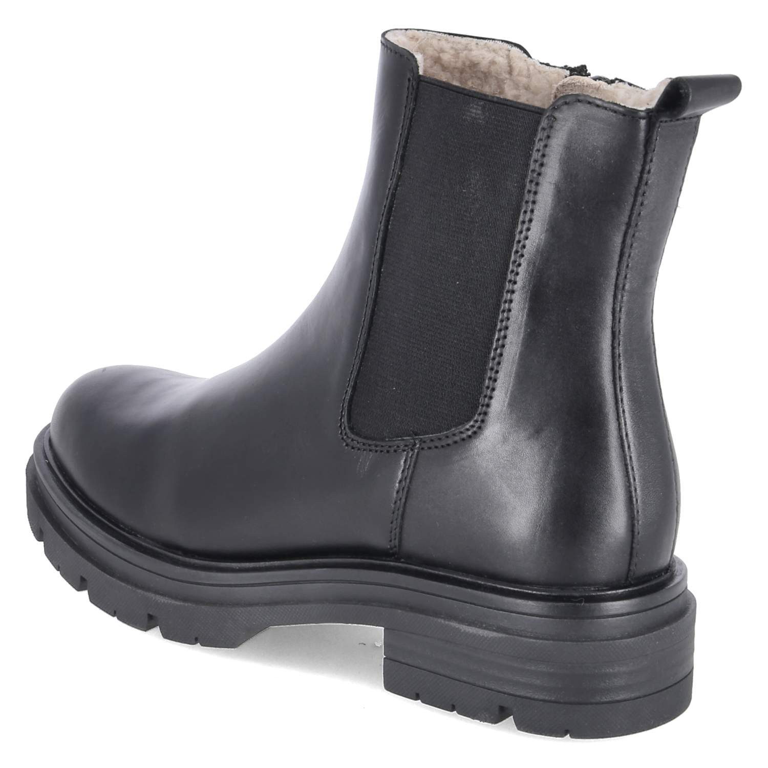 Fräulein Frida Fräulein Frida Jae-20 black Damen Glattleder schwarz Winterstiefel
