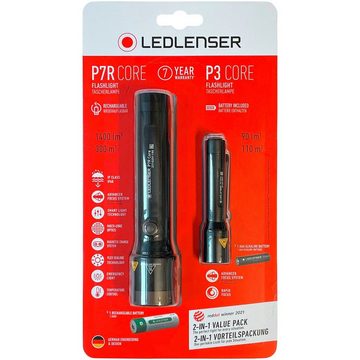 Ledlenser Taschenlampe Lampe P7R Core und P3 Core – Set