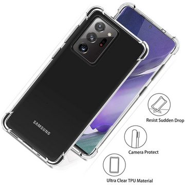 CoolGadget Handyhülle Anti Shock Rugged Case für Samsung Galaxy Note 20 Ultra 6,9 Zoll, Slim Cover Kantenschutz Schutzhülle für Samsung Note 20 Ultra Hülle