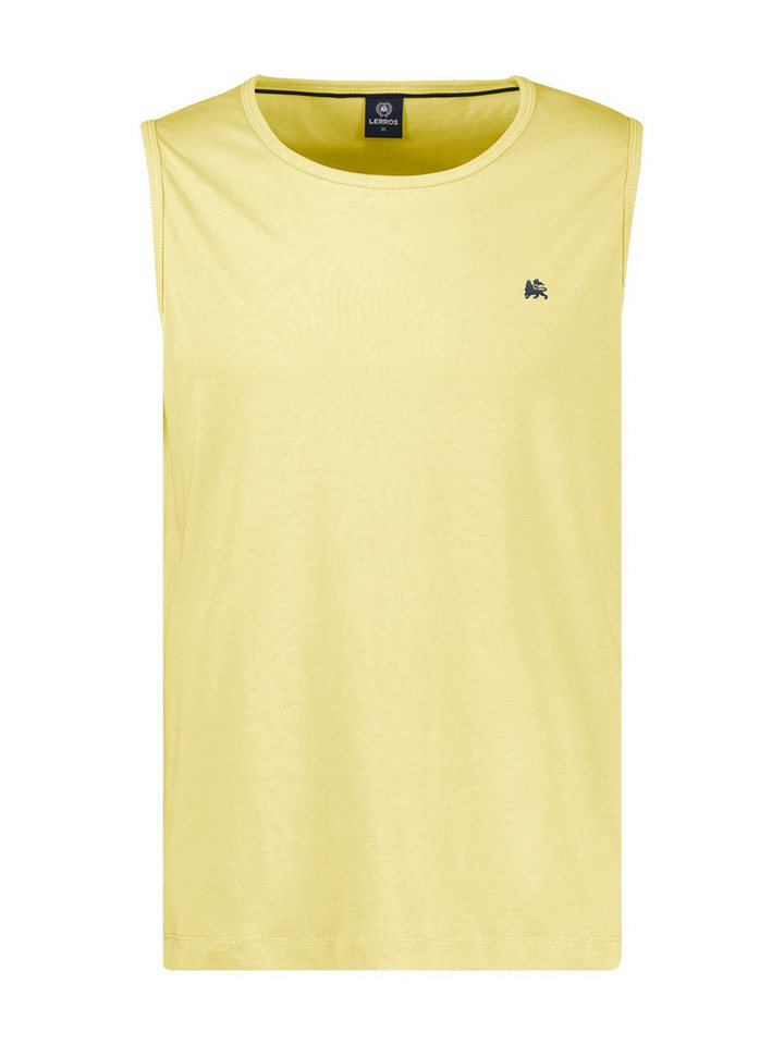 LERROS Muskelshirt Sportliches Tanktop aus Baumwolle mit Rundhalskragen