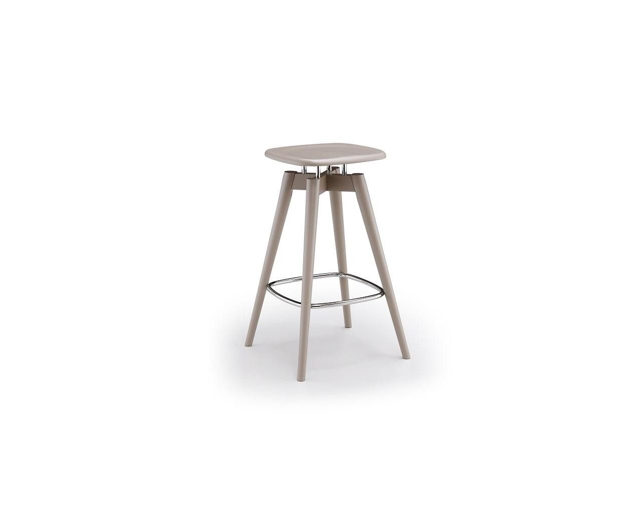 JVmoebel Barhocker Moderner Barhocker von JVMoebel mit Holzgestell in Beige (1 St)