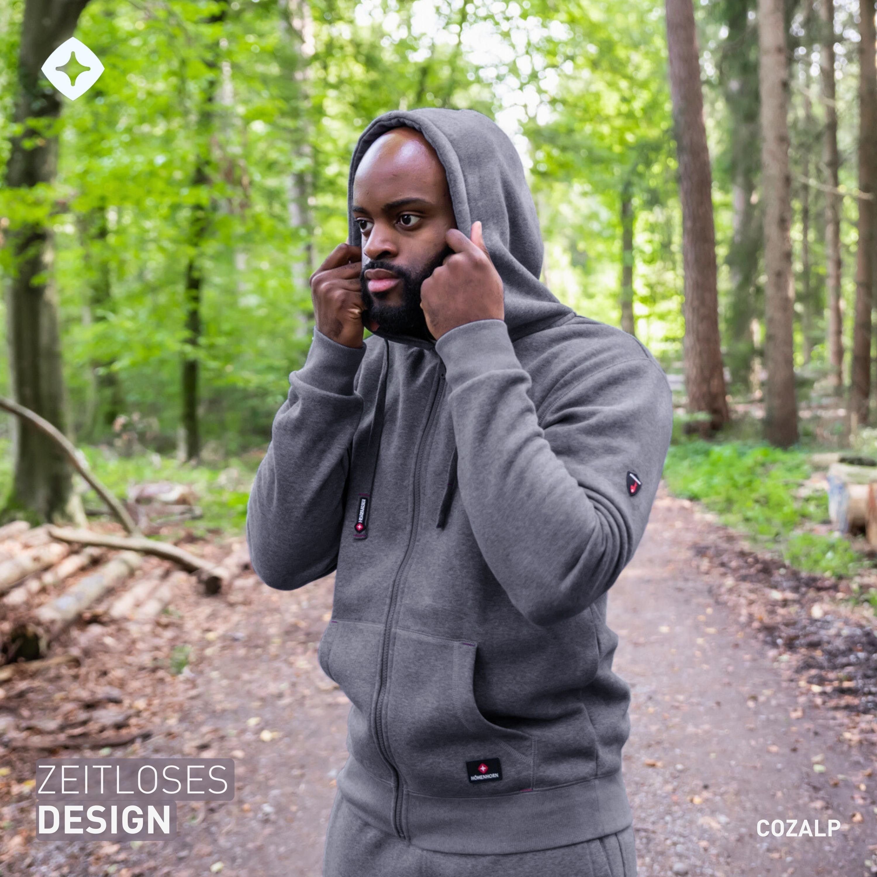 Höhenhorn Trainingsanzug Cozalp Herren Jogging Anzug für Männer Hausanzug Sport, Hochwertige Baumwolle, weiche Innenseite, angenehm warm